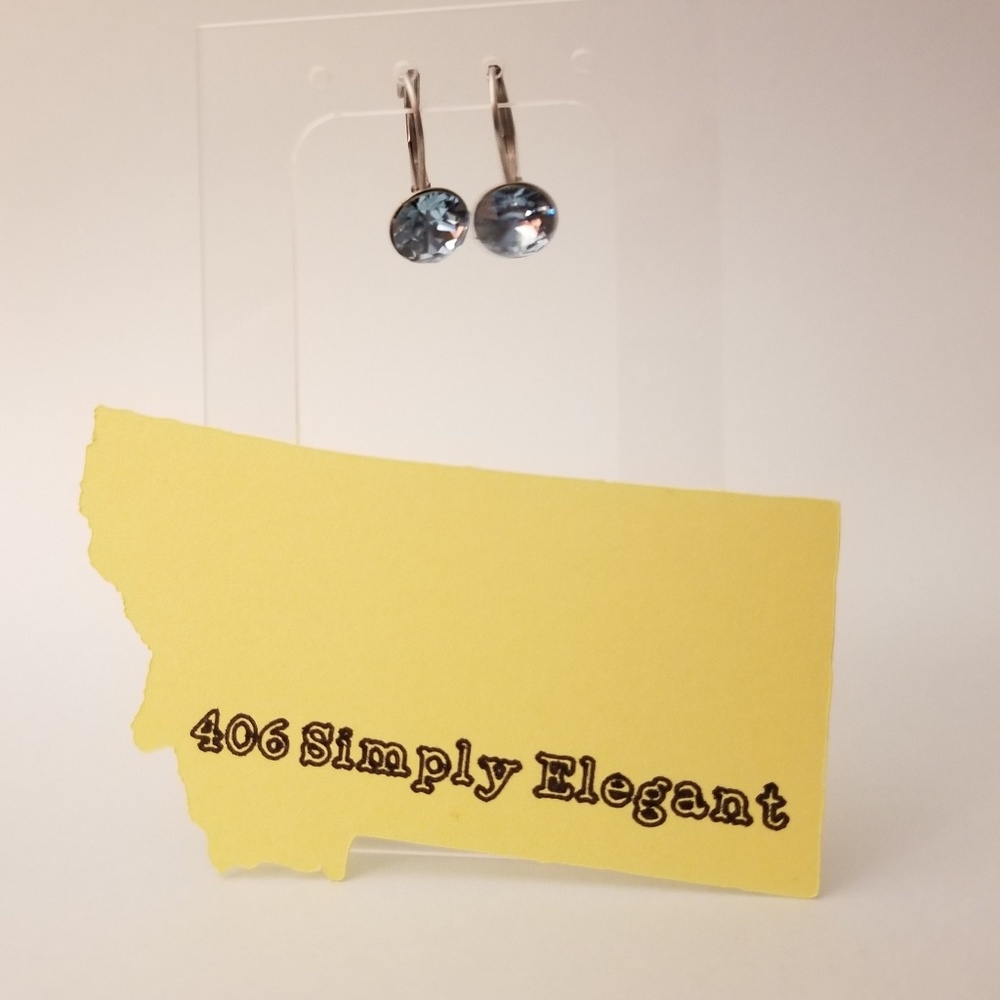406 Simply Elegant Swarovski element earrings